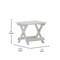 Flash Furniture White Portable Folding Adirondack Side Table LE-HMP-2012-1620H-WT-GG - alternate 9